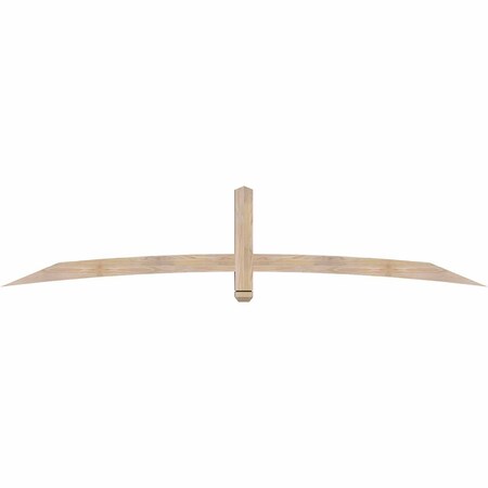 Ekena Millwork Bellingham Smooth Timber Gable Bracket, Douglas Fir, 96"W x 20"H x 3 1/2"D x 3 1/2"F, 5/12 Pitch GBW096X20X0404BEL00SDF